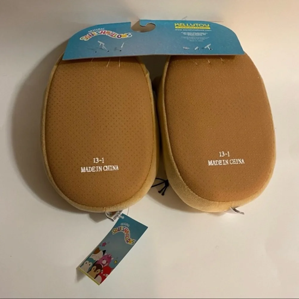 Squish‎ mallows Slippers Girls Size 13-1 Plush Avocado Toast Slip On Shoes